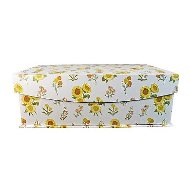 Celebrate Together™ Fall Sunflower Toss Hinge Paper Box