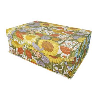 Celebrate Together™ Fall Sunflower Toss Hinge Paper Box