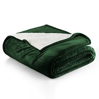 Madelinen® Reversible Velvet Plush Throw Blanket