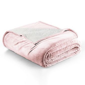 Madelinen® Reversible Velvet Plush Throw Blanket