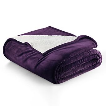 Madelinen® Reversible Velvet Plush Throw Blanket