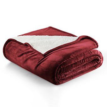 Madelinen® Reversible Velvet Plush Throw Blanket