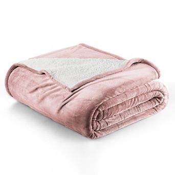 Madelinen® Reversible Velvet Plush Throw Blanket