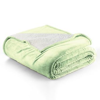 Madelinen® Reversible Velvet Plush Throw Blanket