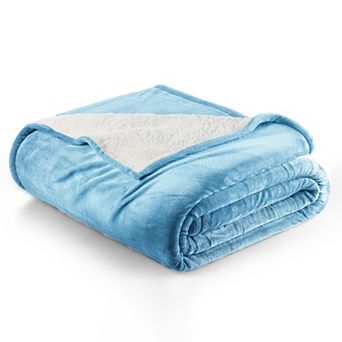 Madelinen® Reversible Velvet Plush Throw Blanket