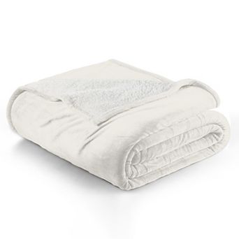 Madelinen® Reversible Velvet Plush Throw Blanket