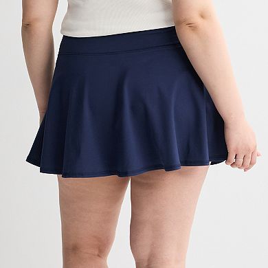 Juniors' Plus Size SO® Crossover Sporty Skirt