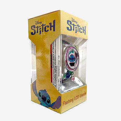 Disney's Stitch Kids' Silicone Strap LCD Watch - LAS4095KL