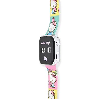 Hello Kitty Girls' Push Button LED Watch & Bracelet Accessories Set - HK40017KL