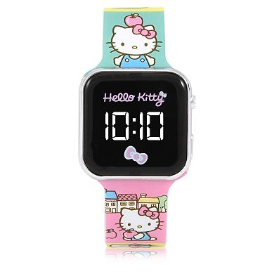 Hello Kitty Girls' Push Button LED Watch & Bracelet Accessories Set - HK40017KL