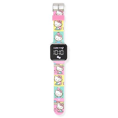 Hello Kitty Girls' Push Button LED Watch & Bracelet Accessories Set - HK40017KL