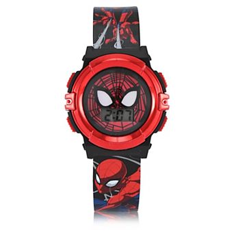 Marvel Spider-Man Kids' Flashing LCD Watch - SPD4778KL