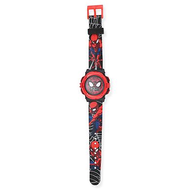 Marvel Spider-Man Kids' Flashing LCD Watch - SPD4778KL