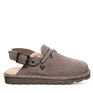 Bearpaw Lexi Women's Suede Slingback Platform Slippers