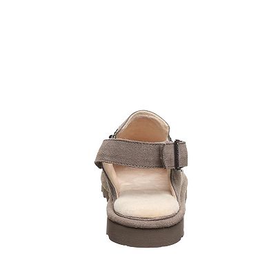 Bearpaw Lexi Women's Suede Slingback Platform Slippers