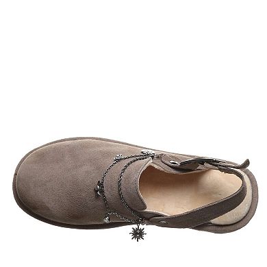 Bearpaw Lexi Women's Suede Slingback Platform Slippers