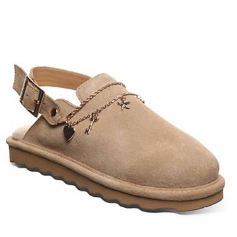 Bearpaw Lexi Women's Suede Slingback Platform Slippers