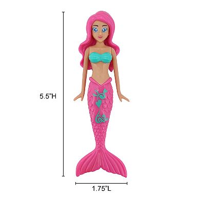 BANZAI Magical Mermaids Dive Game 6-pc. Pool Toy Set