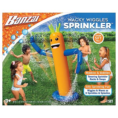 Banzai Wacky Wiggles Sprinkler Interactive Water Toy