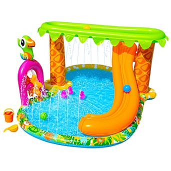 Banzai Rainforest Splash Park Water Play Area