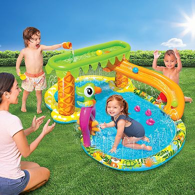 Banzai Rainforest Splash Park Water Play Area
