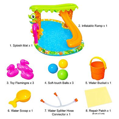 Banzai Rainforest Splash Park Water Play Area
