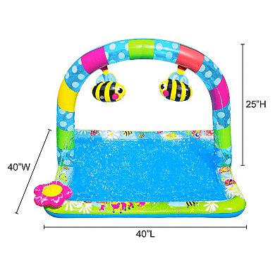 Banzai Baby's First Splash Mat 40-Inch Water Play Mat