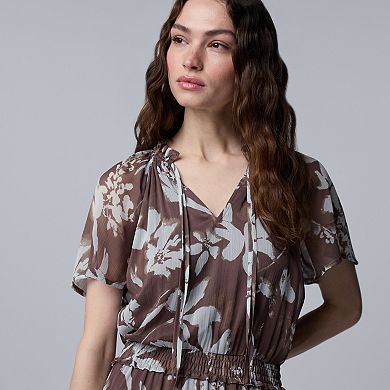 Women's Simply Vera Vera Wang Flowy Maxi Dress