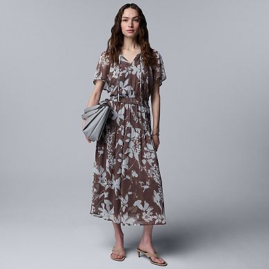 Women's Simply Vera Vera Wang Flowy Maxi Dress