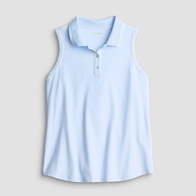 Women's Tek Gear® Piped Sport Gear Sleeveless Polo Shirt