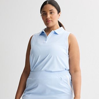 Plus Size Tek Gear® Piped Sport Gear Sleeveless Polo
