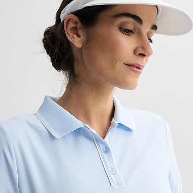 Women's Tek Gear® Piped Sport Gear Short Sleeve Polo Shirt