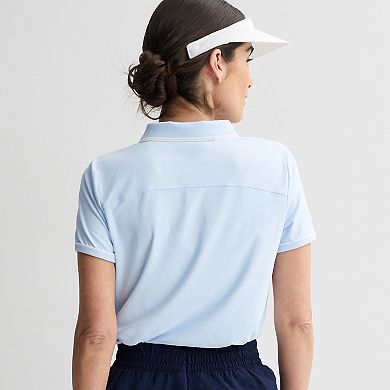 Women's Tek Gear® Piped Sport Gear Short Sleeve Polo Shirt