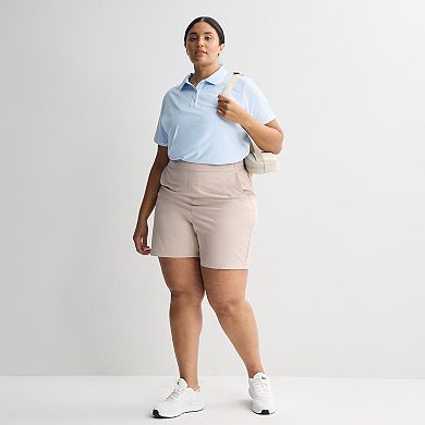 Plus Size Tek Gear® Piped Sport Gear Short Sleeve Polo Shirt