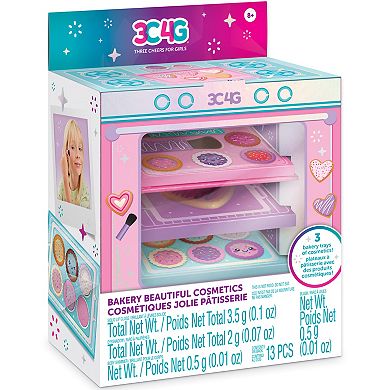 Make It Real Bakery Beautiful Cosmetics Gloss, Eyeshadow, & Blush Trays Set