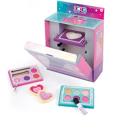Make It Real Bakery Beautiful Cosmetics Gloss, Eyeshadow, & Blush Trays Set