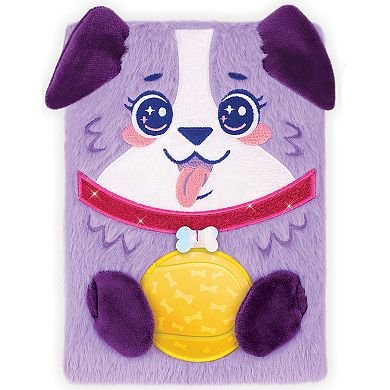 Make It Real Happy Tails Pet Adoption Journal Plush Diary with Stickers & Certificate