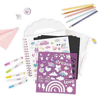 Make It Real 16-pc. Imagination Land Travel Chalkboard Art Set