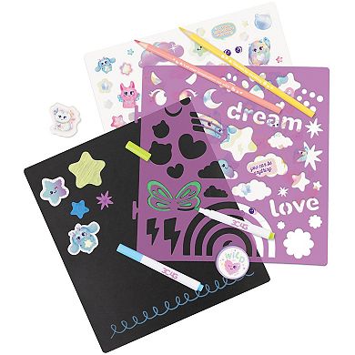 Make It Real 16-pc. Imagination Land Travel Chalkboard Art Set