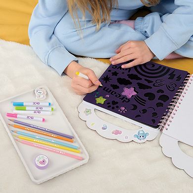 Make It Real 16-pc. Imagination Land Travel Chalkboard Art Set