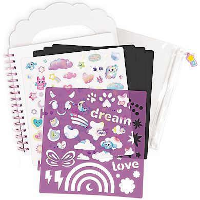 Make It Real 16-pc. Imagination Land Travel Chalkboard Art Set