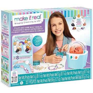Make It Real 327-pc. Polish & Shine Bead Tumbler Jewelry Craft Kit