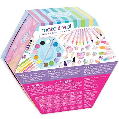 Make It Real Creative Heart 68-pc. Art Supplies Kit