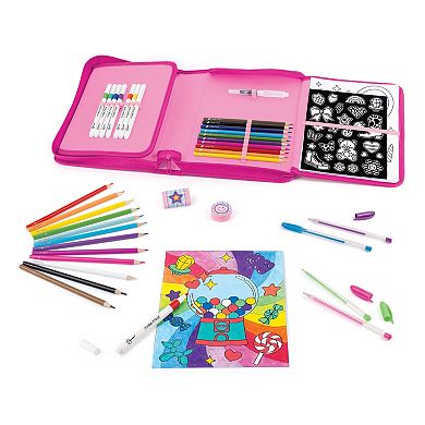 Make It Real 50-pc. Creative Artist Suitcase Art Set