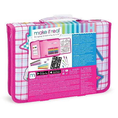 Make It Real 50-pc. Creative Artist Suitcase Art Set
