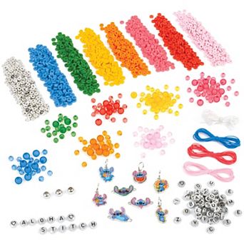 Make It Real Disney's Stitch Craft Along 1865 pc Storybook & DIY Jewelry Kit