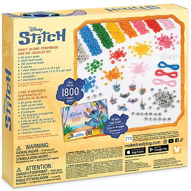 Make It Real Disney's Stitch Craft Along 1865-pc. Storybook & DIY Jewelry Kit