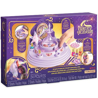 Make It Real Unicorn Academy Star Stables Fountain Nail Spa