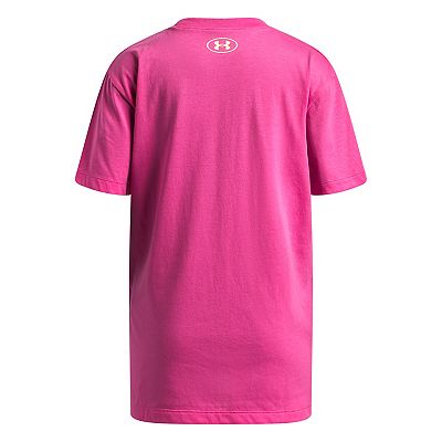 Girls 8-18 Under Armour Big Logo Wordmark Oversized Short Sleeve