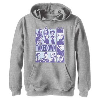 Girls 6-16 Huntrix Takedown Long Sleeve Graphic Hoodie